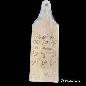 Charcuterie Board CHARDICKERIE Bamboo. Penis Dick Cutting Chopping Decor